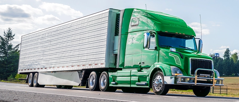 Long Haul Truck with Top Line tires